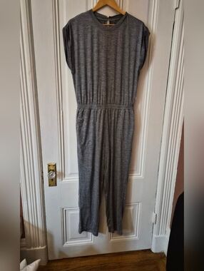 Vuori Gray Sleeveless Jumpsuit